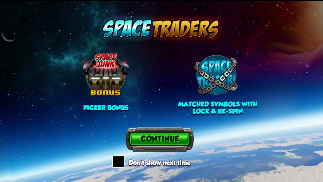 Интерфейс слота Space Traders