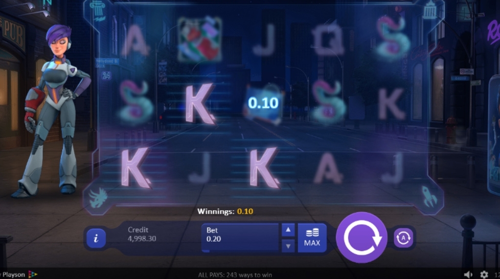 Интерфейс слота Time Warp Guardian