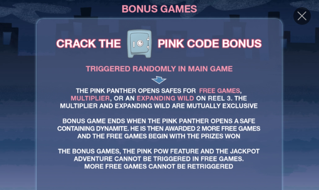 Бонусная игра в слоте Pink Panther