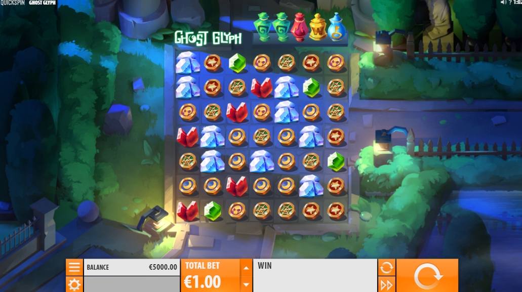 Интерфейс слота Ghost Glyph