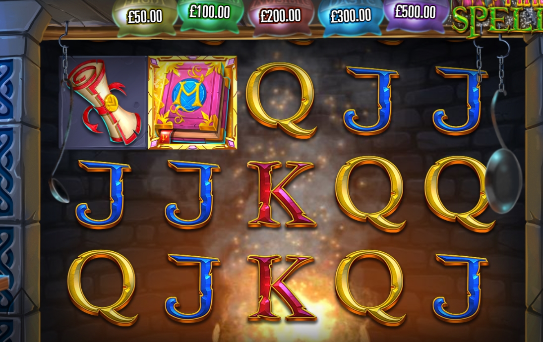 Интерфейс слота Magic Merlin: Spellbound