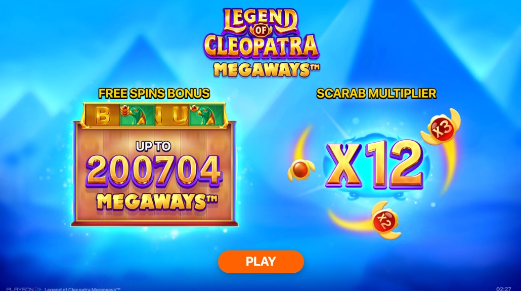 Интерфейс слота Legend of Cleopatra Megaways