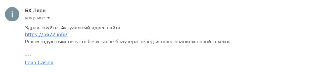 Техподдержка Leon