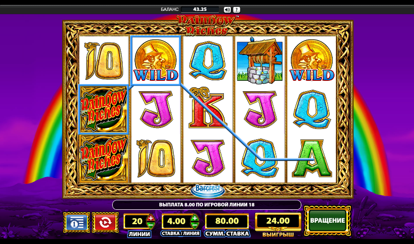 Rainbow Riches Rising Wins