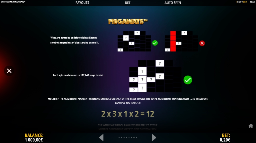 Бонусная игра в слоте Wild Hammer Megaways