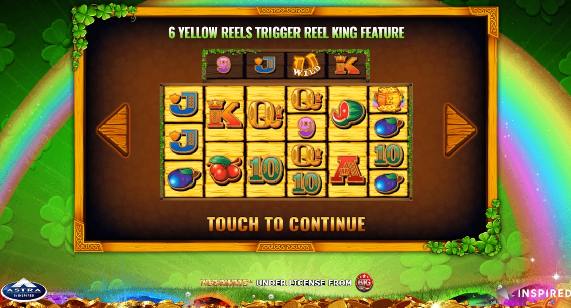 Интерфейс слота Reel Lucky King