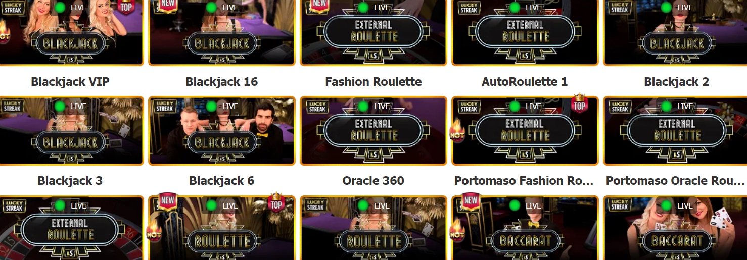 Живые игры в Casino Token