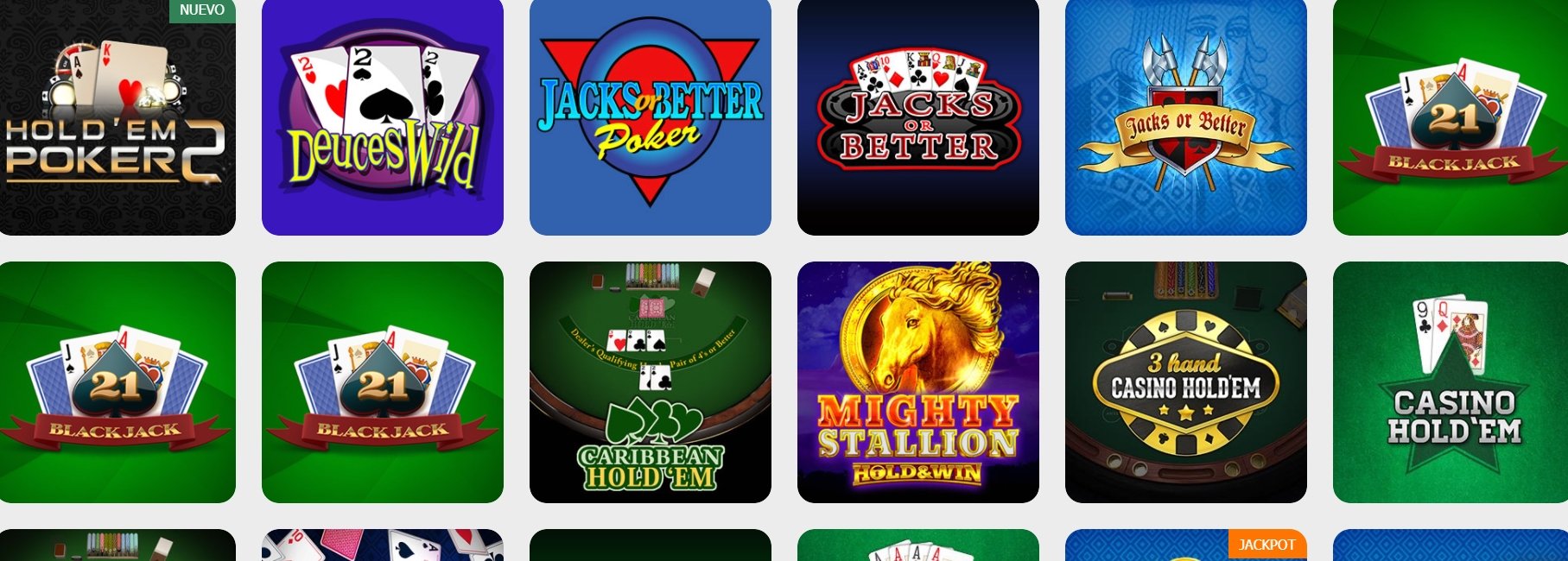 Настольный игры в казино Ganabet