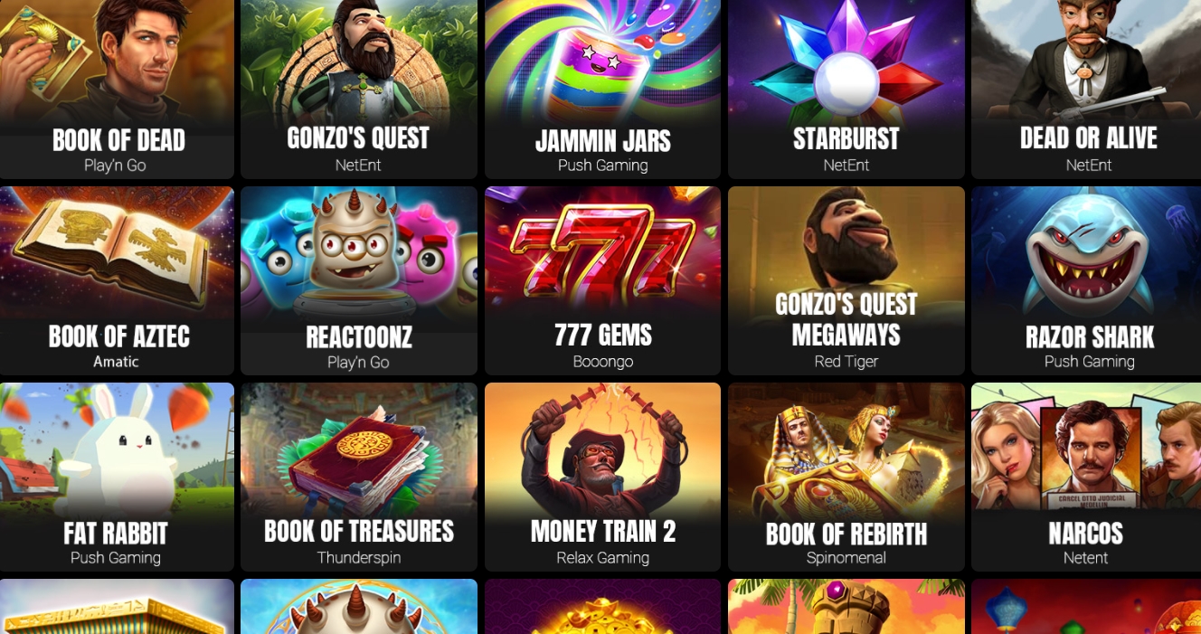 Слоты в казино GoldenBet