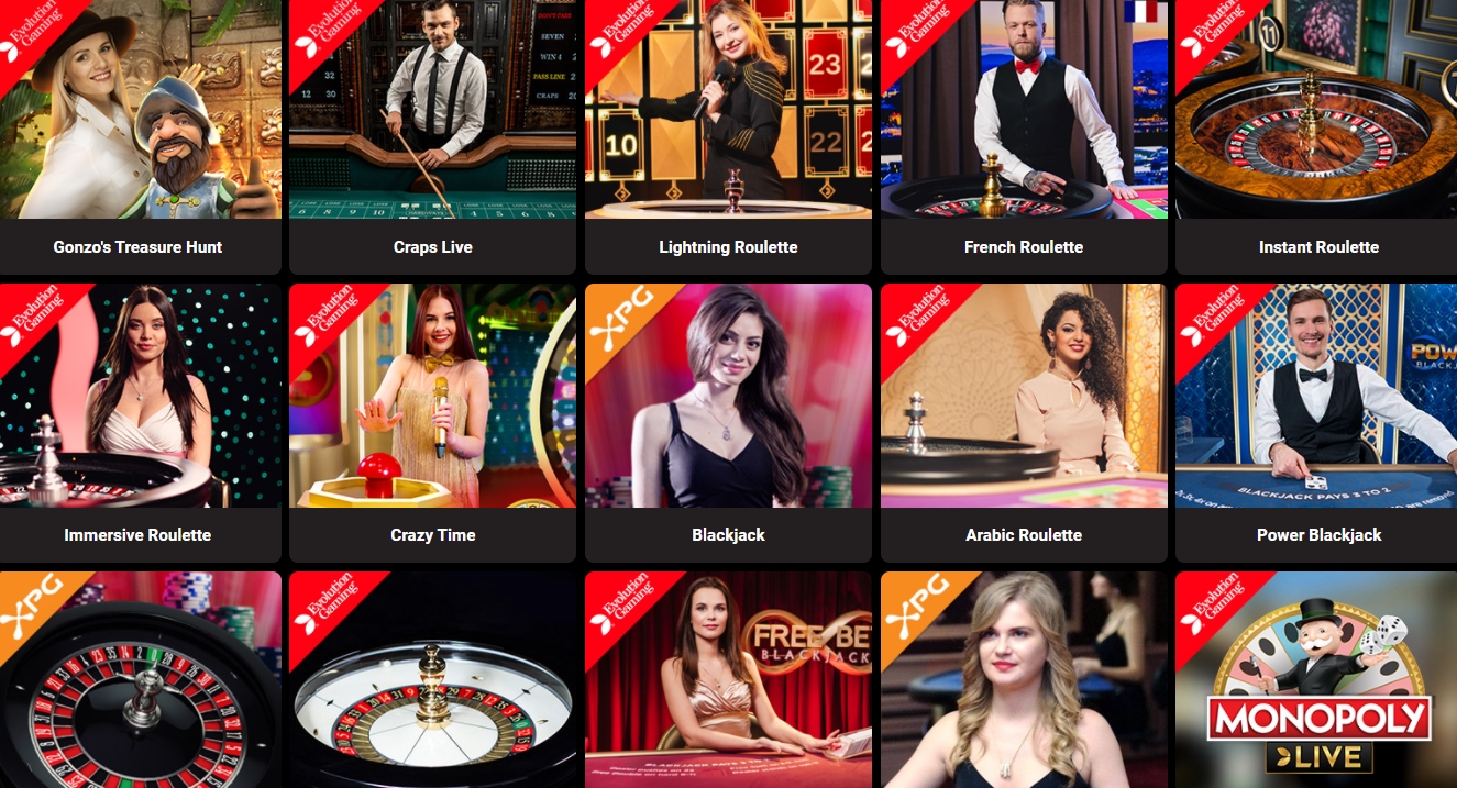 Живые игры в казино GoldenBet