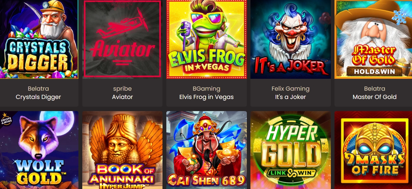Слоты в National Casino