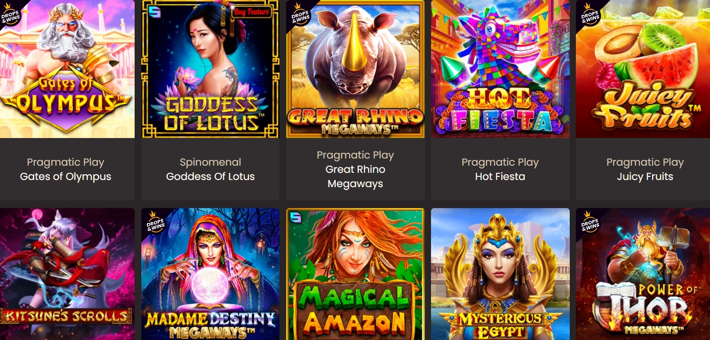 Покупка бонусов в National Casino