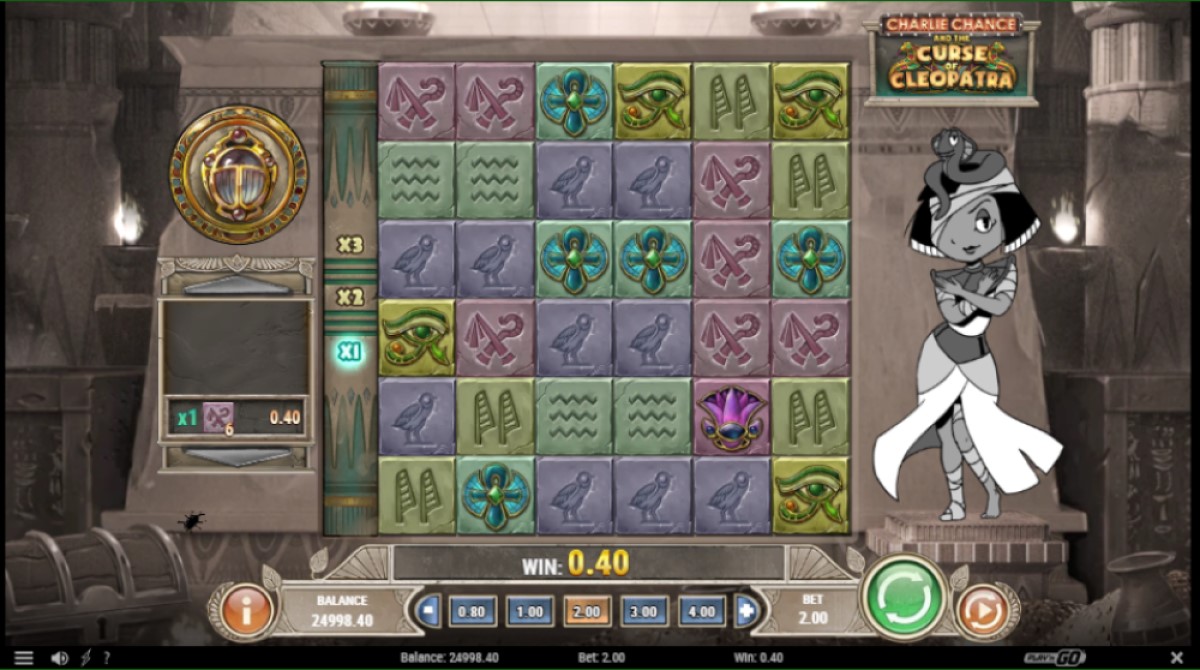 Слот недели. Charlie Chance and the Curse of Cleopatra от Play’n GO
