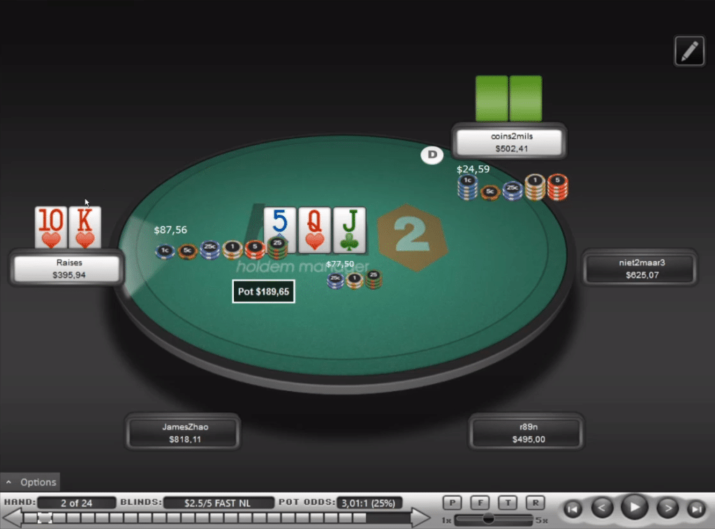 3bet на флопе