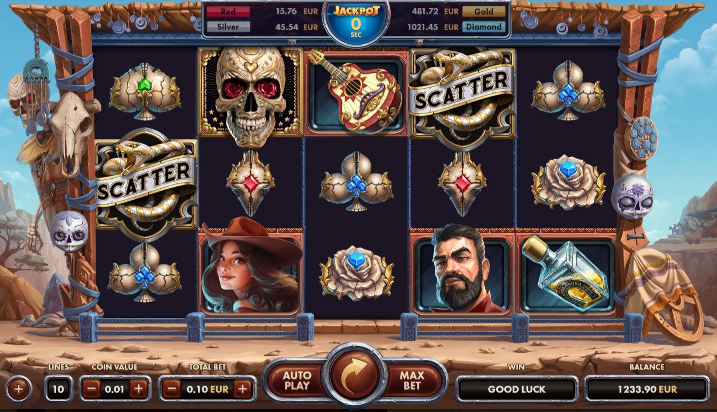 Golden Skulls