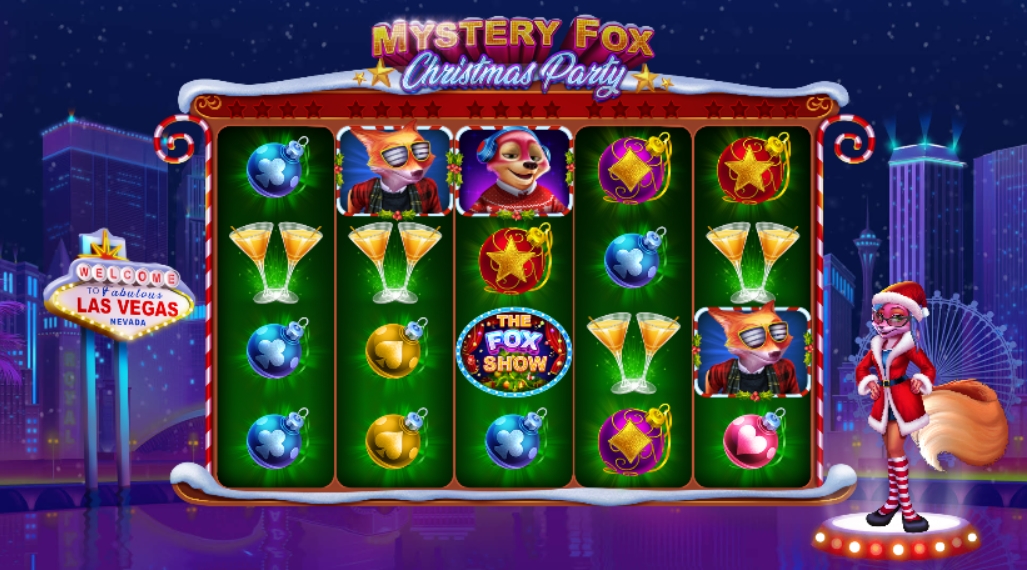 Интерфейс слота Mystery Fox XMAS Party