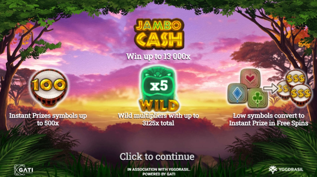 Интерфейс слота Jumbo Cash