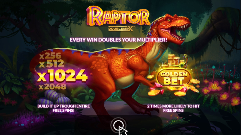 Интерфейс слота Raptor Doublemax