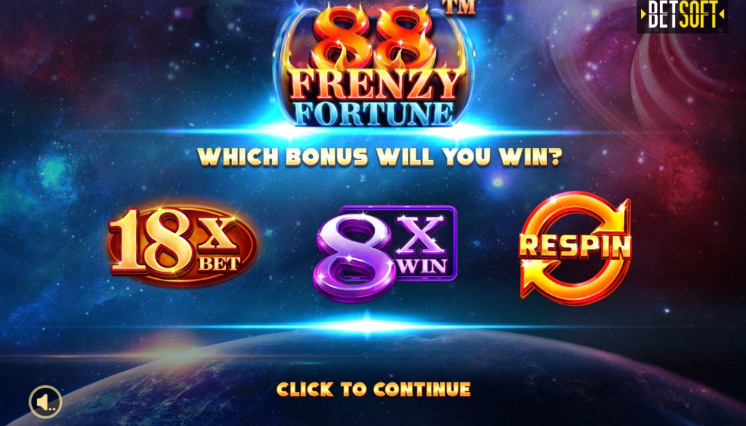 Интерфейс слота 88 Fortune Frenzy