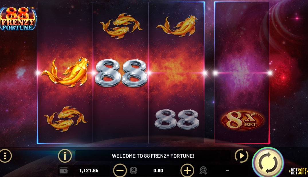 Интерфейс слота 88 Fortune Frenzy