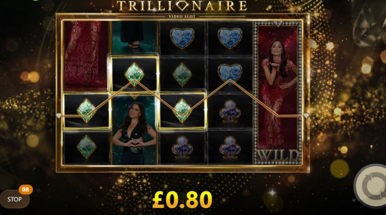 Интерфейс слота Trillionaire
