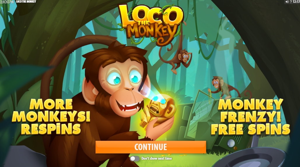 Интерфейс слота Loco the Monkey