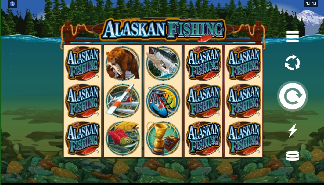 Интерфейс слота Alaskan Fishing