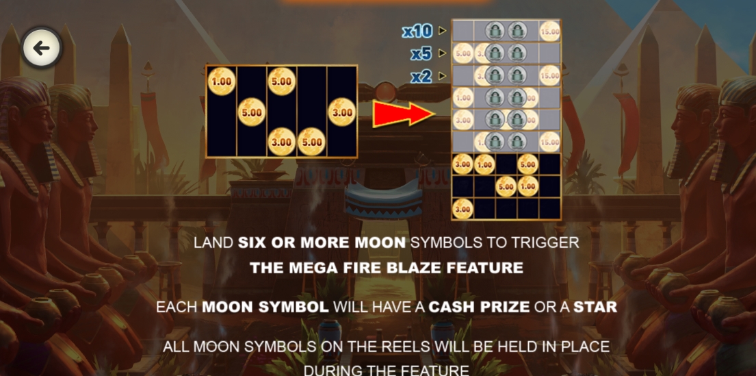 Бонусная игра в слоте Khonsu God of Moon