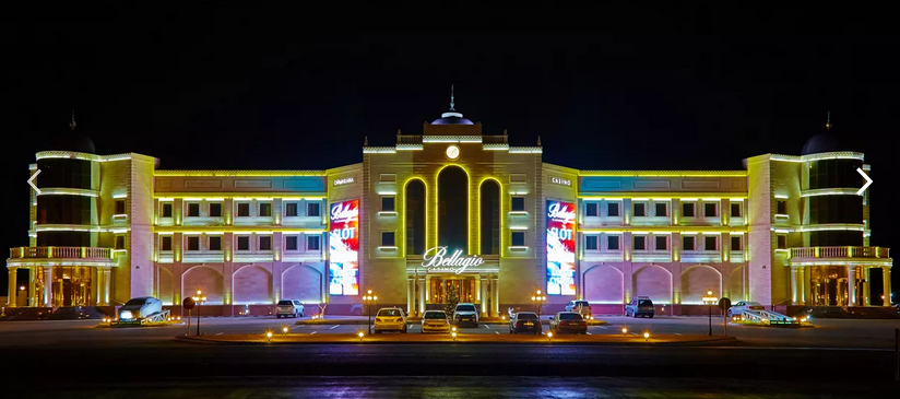 Интерфейс казино Bellagio 