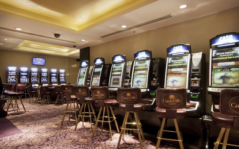 Интерфейс слота CashVille