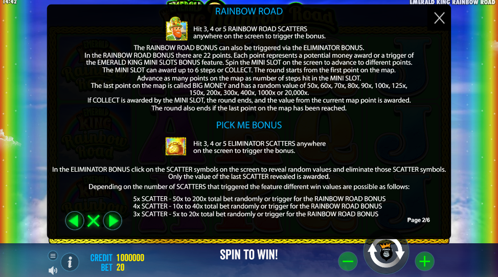 Emerald King Rainbow Road 2