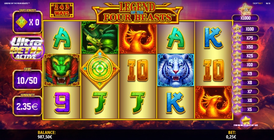 Legend of the Four Beasts