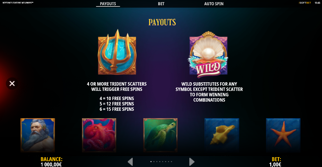 Neptune's Fortune Megaways