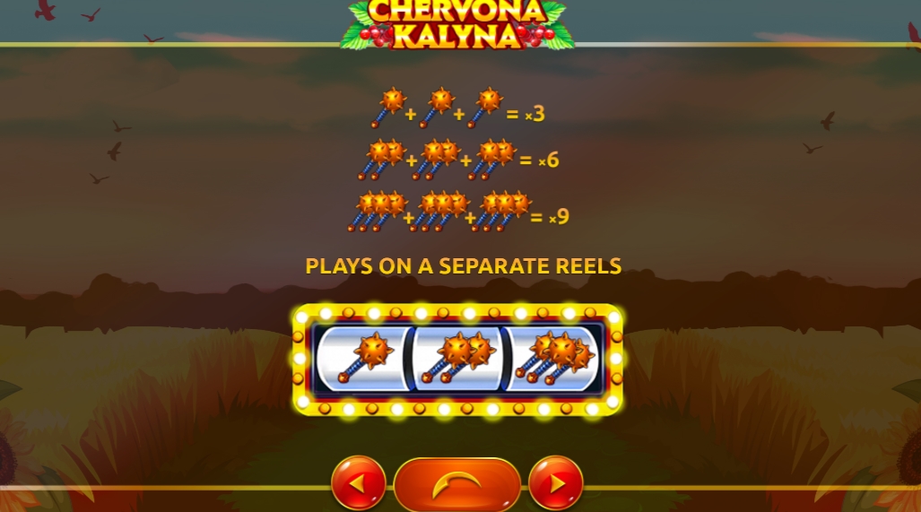 Бонусная игра в слоте Chervona Kalyna
