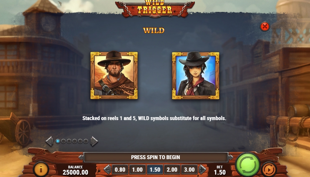 Специальные символы в слоте Wild Trigger