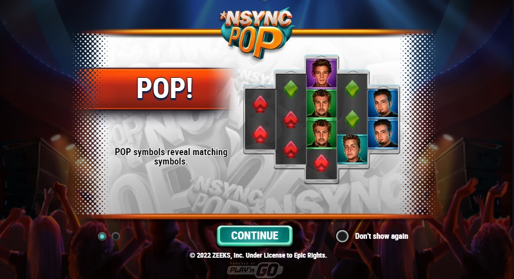 Интерфейс слота N’SYNC Pop