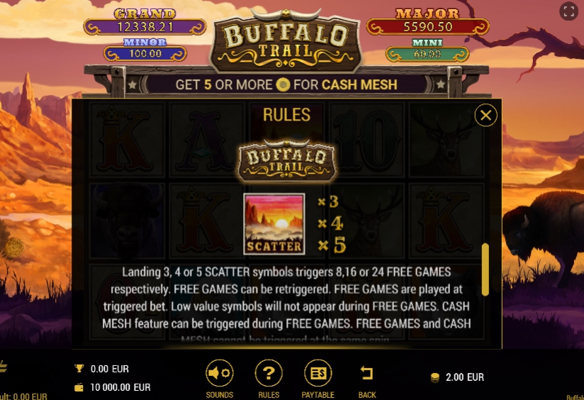 Специальный символ в слоте Buffalo Trail
