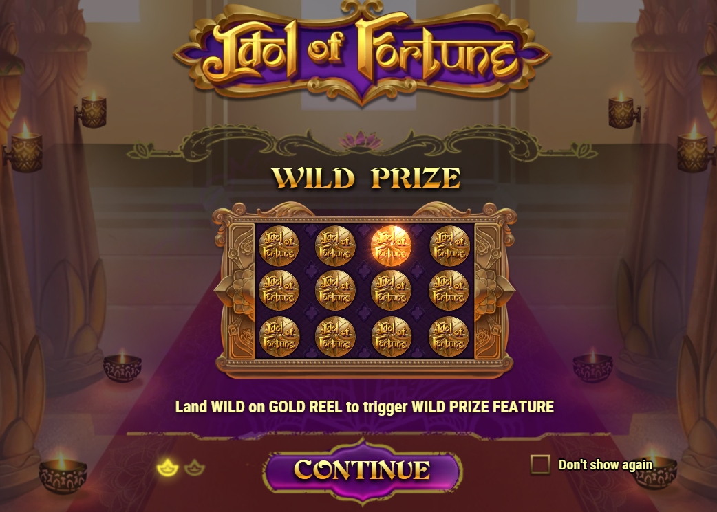 Интерфейс слота Idol of Fortune