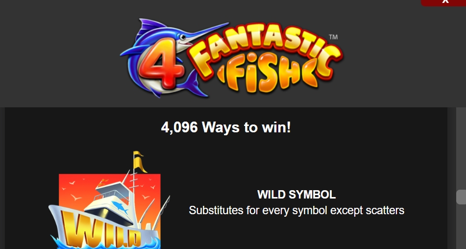 Бонусная игра в слоте 4 Fantastic Fish