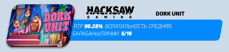 Dork Unit - Hacksaw Gaming