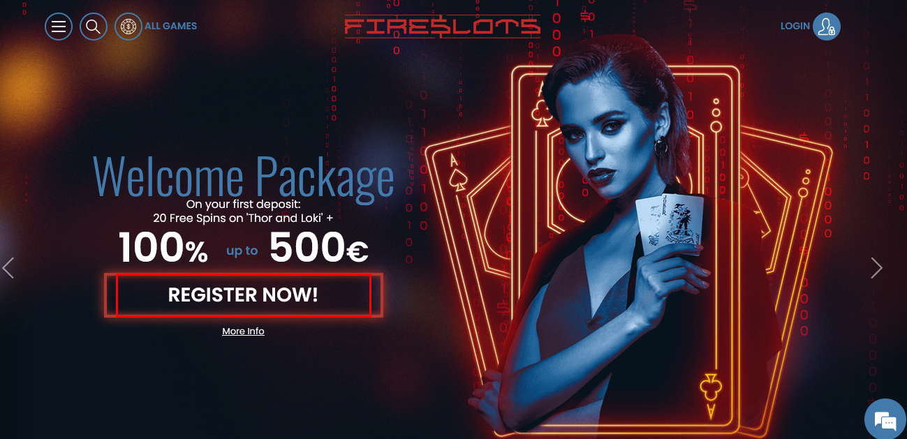 Зеркало казино FireSlots