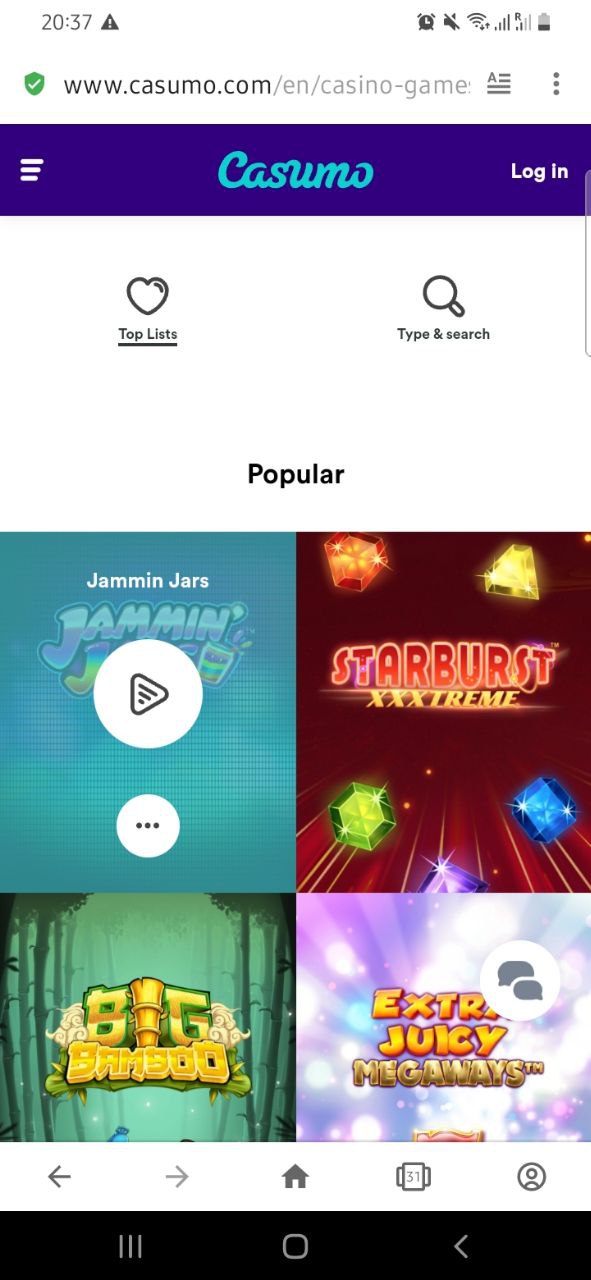 приложение Casumo Casino