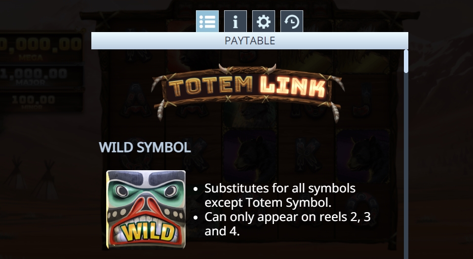 Специальный символ в слоте Totem Link