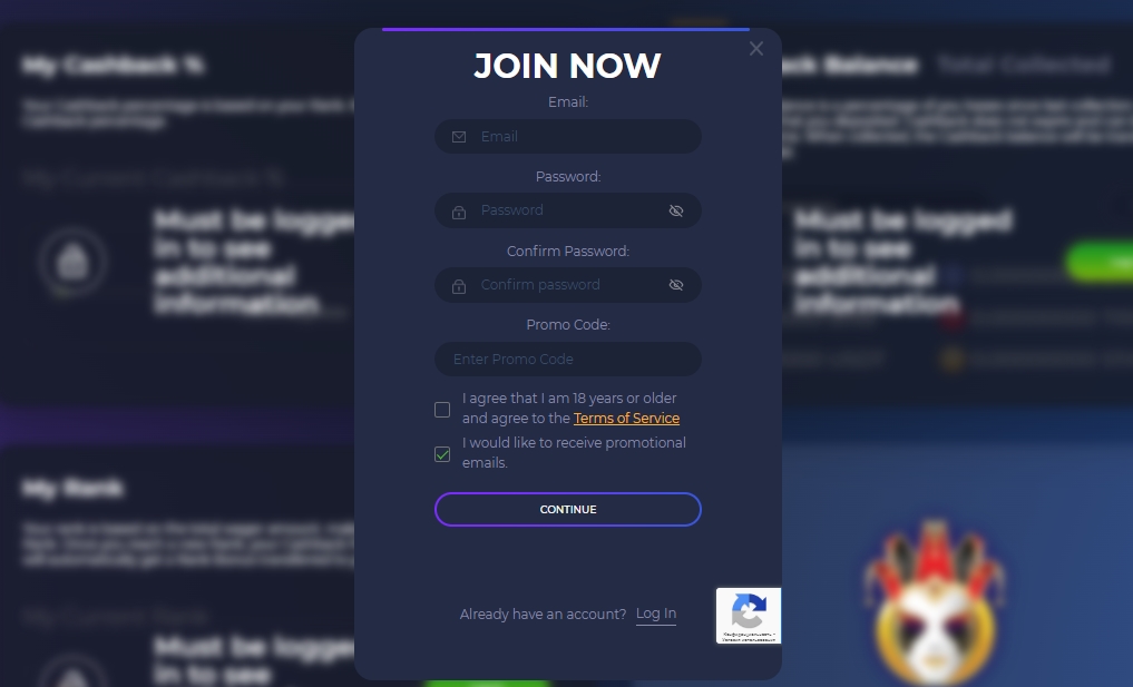 Регистрация в казино StarBets