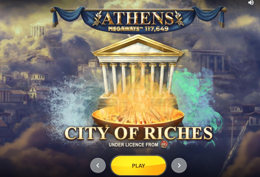 Интерфейс слота Athens Megaways