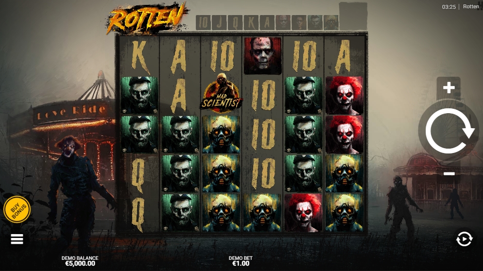 Интерфейс слота Rotten