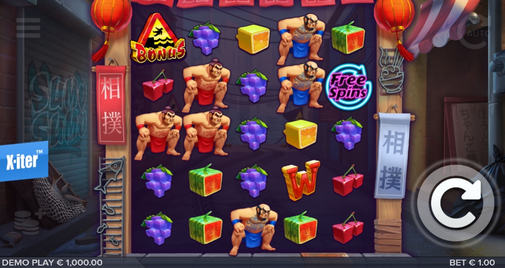 Интерфейс слота Sumo Sumo