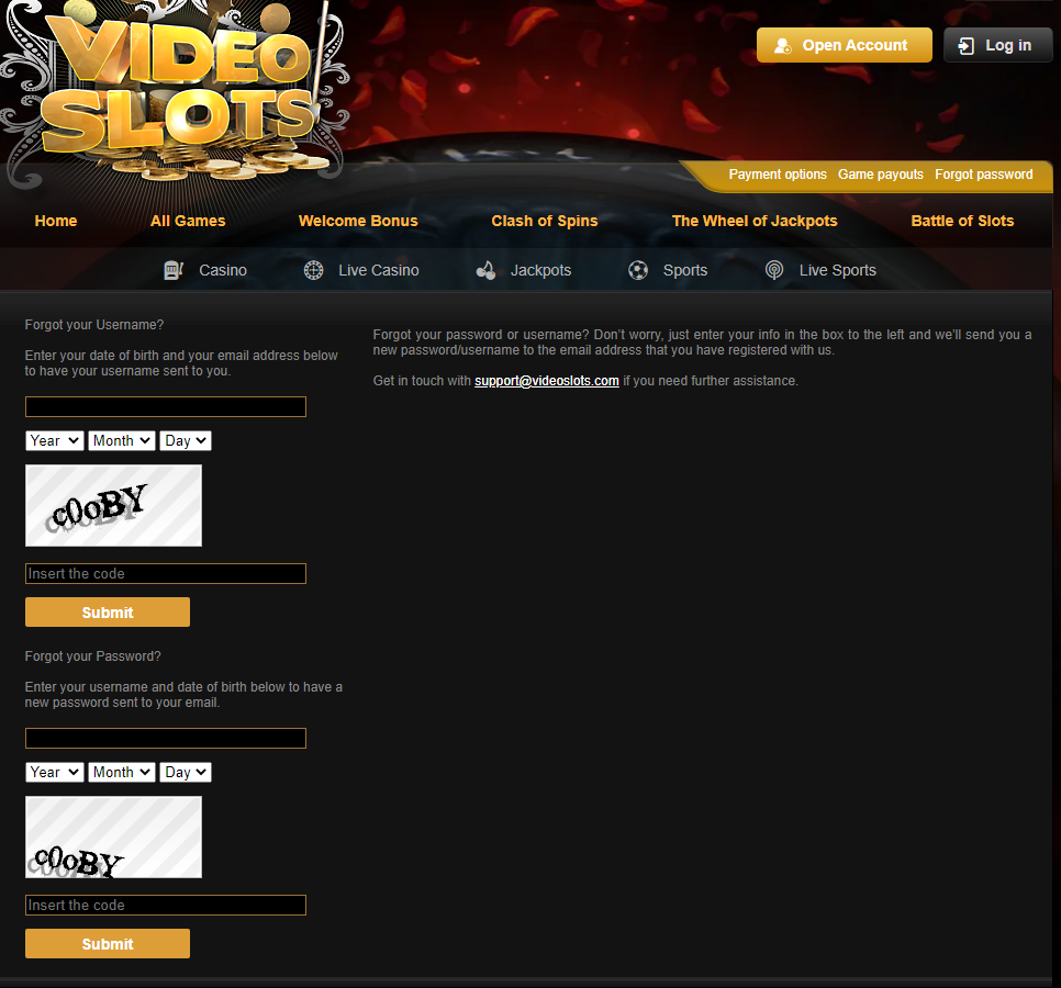 Videoslots Casino