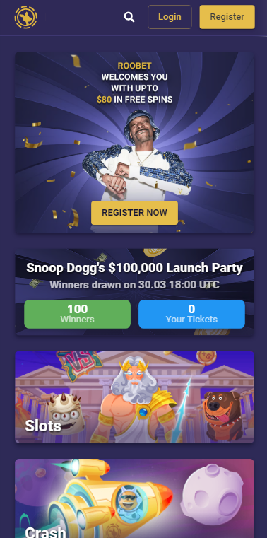 вход в Roobet Casino
