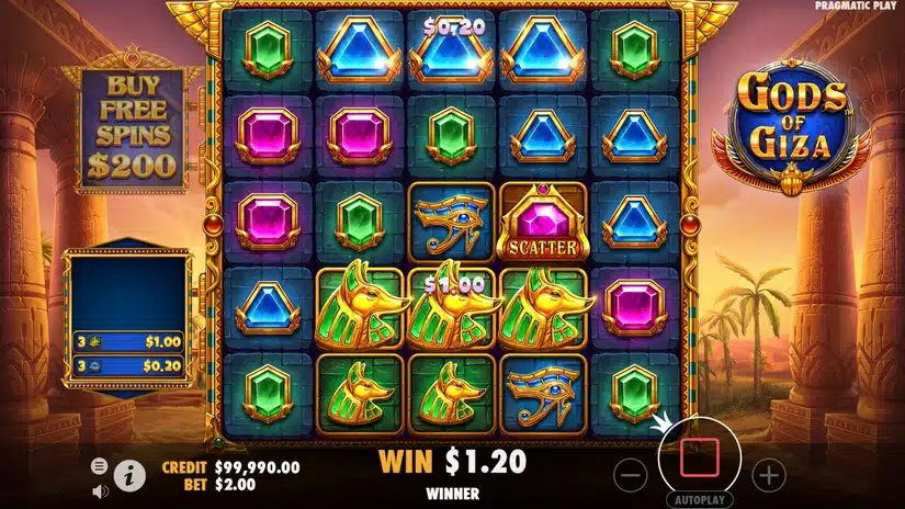 Слот недели — Gods of Giza от Pragmatic Play